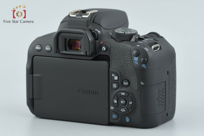 Canon EOS Kiss X9i / Rebel T7i / 800D 24.2 MP DSLR 18-55 55-250 Lenses w/ Box