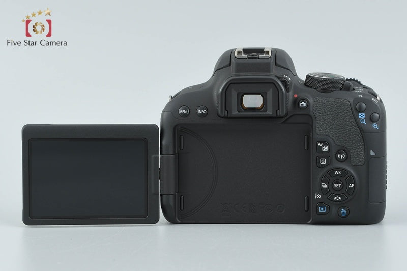 Canon EOS Kiss X9i / Rebel T7i / 800D 24.2 MP DSLR 18-55 55-250 Lenses w/ Box