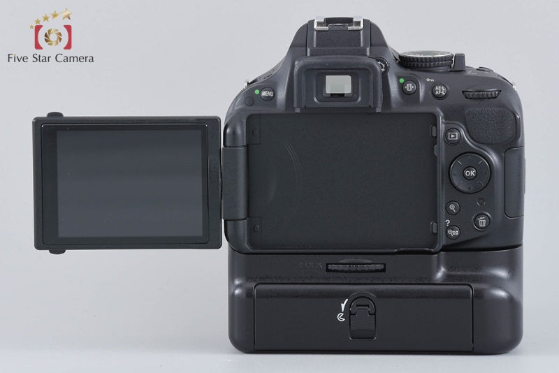 Nikon D5200 Black 24.1 MP Digital SLR Camera 18-55 55-200 Lenses