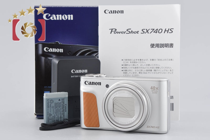Canon PowerShot SX740 HS Silver 20.3 MP Digital Camera w/ Box