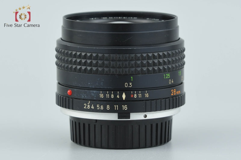 MINOLTA MC W.ROKKOR 28mm f/2.8