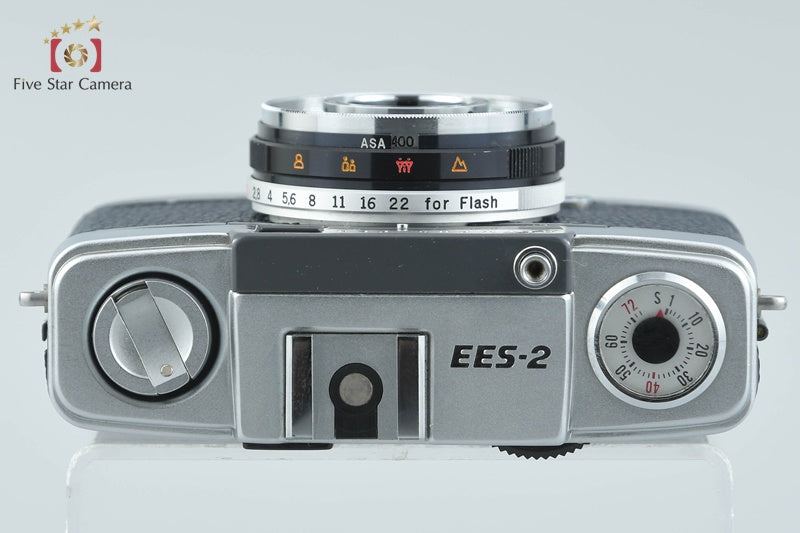 Olympus PEN EES-2 Navy 35mm Half Frame Film Camera D.Zuiko 30mm f/2.8