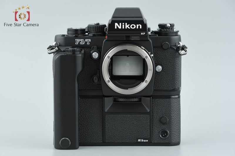 Nikon F3/T Black 35mm SLR Film Camera w/ MD-4 Motor Drive