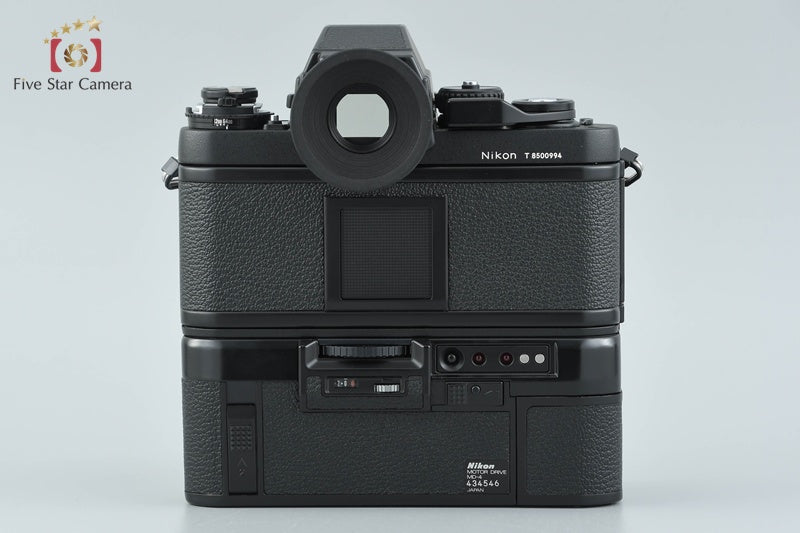 Nikon F3/T Black 35mm SLR Film Camera w/ MD-4 Motor Drive