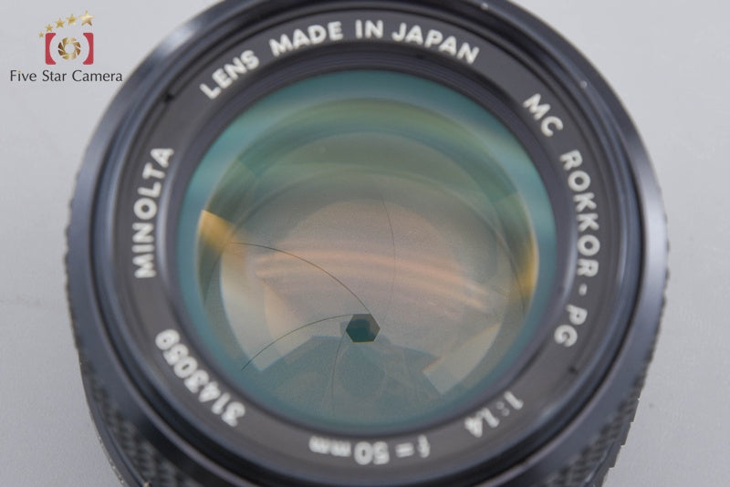 Minolta MC ROKKOR-PG 50mm f/1.4