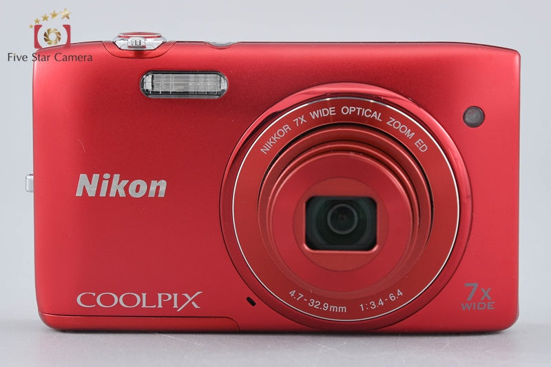 Nikon COOLPIX S3400 Red 20.1 MP Digital Camera
