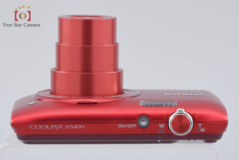 Nikon COOLPIX S3400 Red 20.1 MP Digital Camera