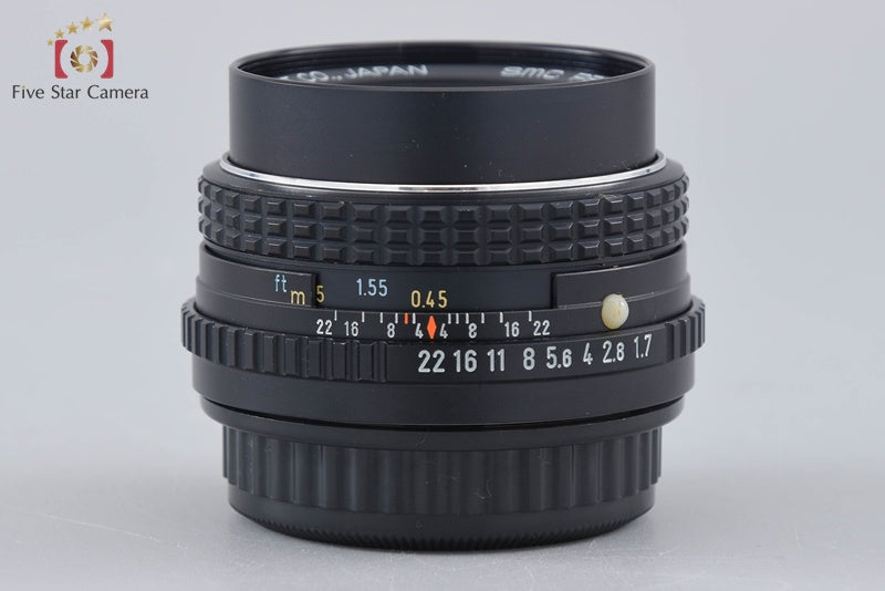 Pentax SMC M 50mm f/1.7 K Mount Lens