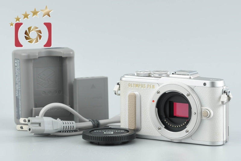 "Shutter count 5,597" Olympus PEN E-PL8 White 16.1 MP Digital Camera