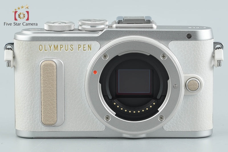 "Shutter count 5,597" Olympus PEN E-PL8 White 16.1 MP Digital Camera