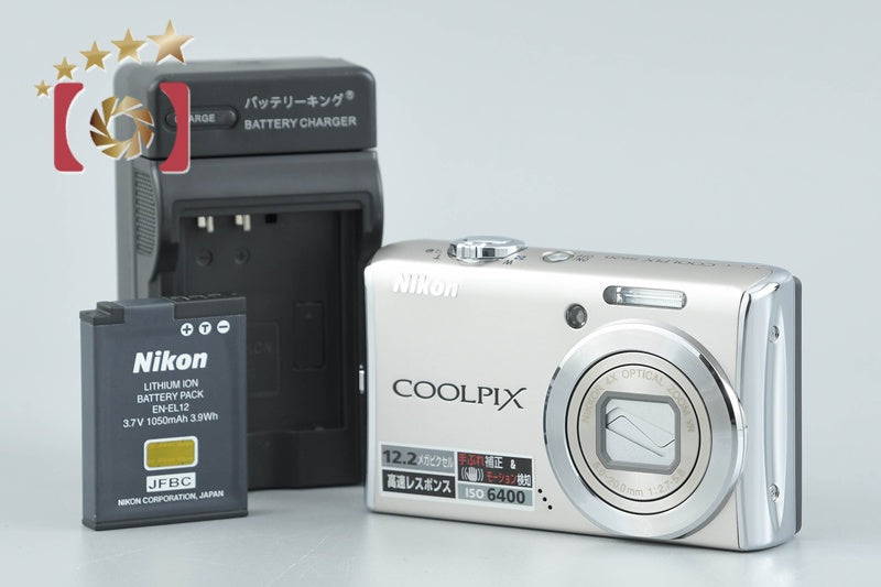 Nikon COOLPIX S620 Silver 12.2 MP Digital Camera