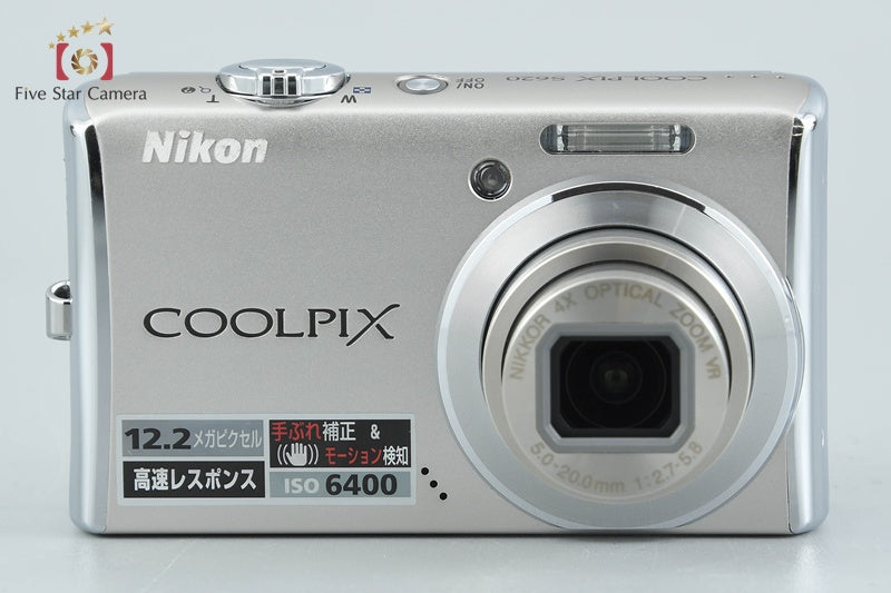 Nikon COOLPIX S620 Silver 12.2 MP Digital Camera