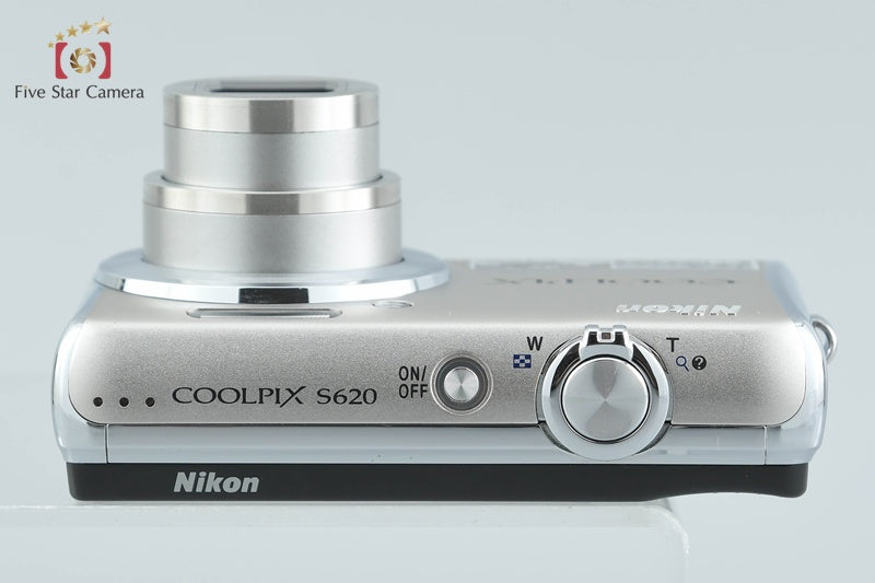 Nikon COOLPIX S620 Silver 12.2 MP Digital Camera