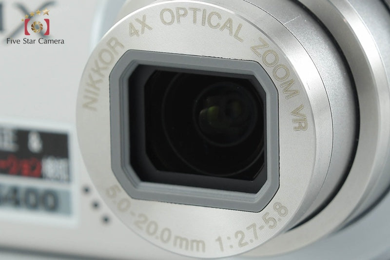 Nikon COOLPIX S620 Silver 12.2 MP Digital Camera