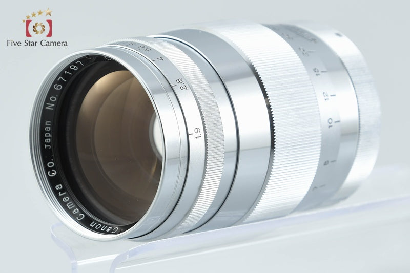 Canon 85mm f/1.9 L39 LTM Leica Thread Mount Lens w/ 85mm Viewfinder