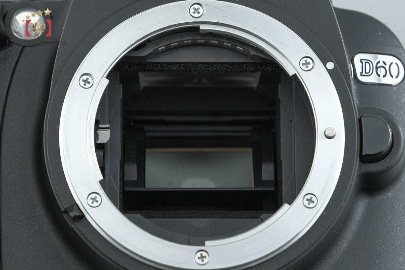 "Shutter count 3,167" Nikon D60 10.2MP Digital SLR Camera Body