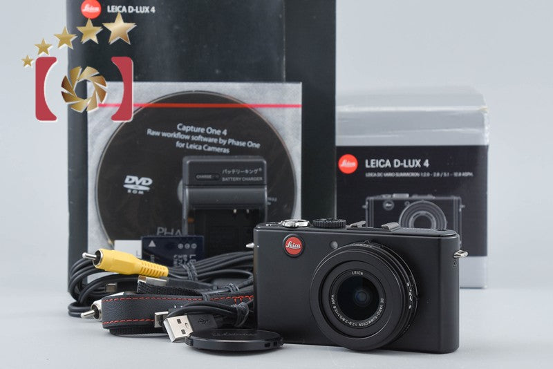 Leica D-LUX 4 Black 10.1 MP Digital Camera w/ Box
