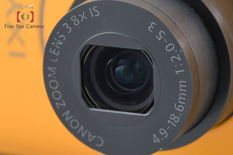 Canon IXY 30S Yellow 10.0 MP Digital Camera w/ Box