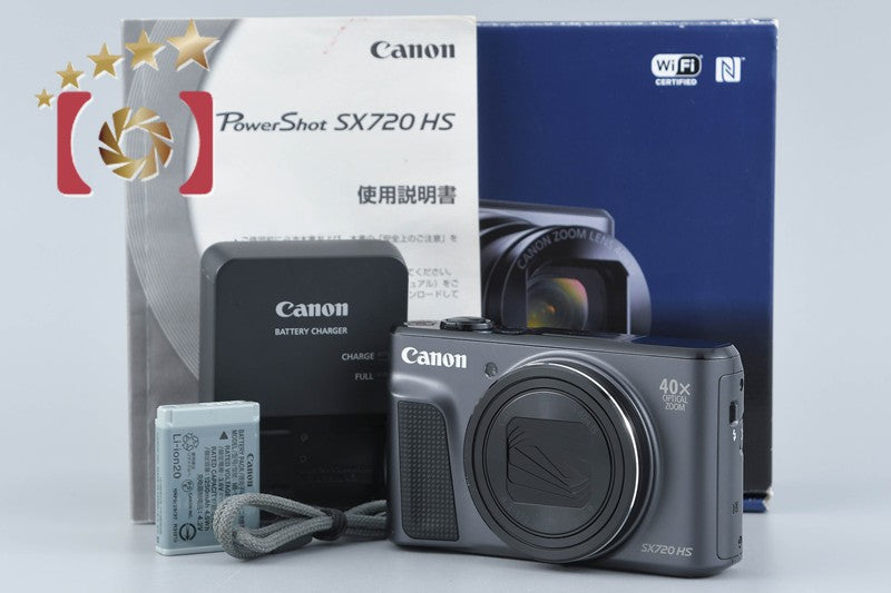 Canon PowerShot SX720 HS Black 20.3 MP Digital Camera w/ Box