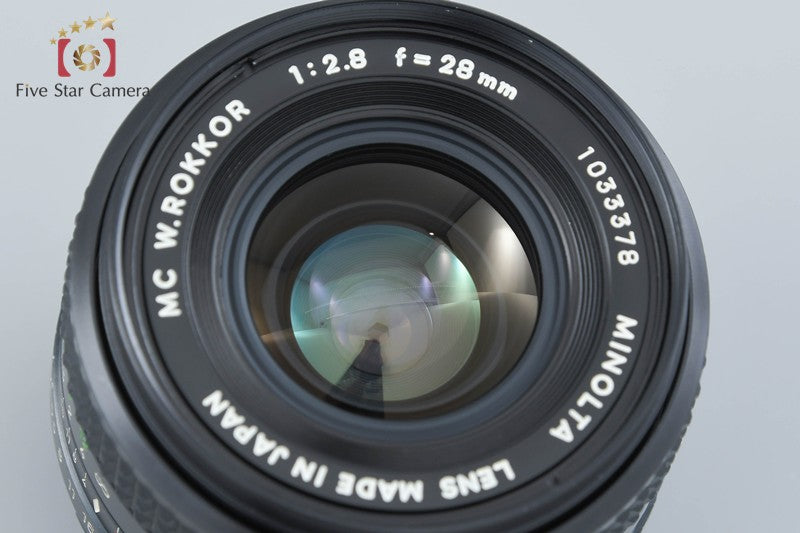 MINOLTA MC W.ROKKOR 28mm f/2.8