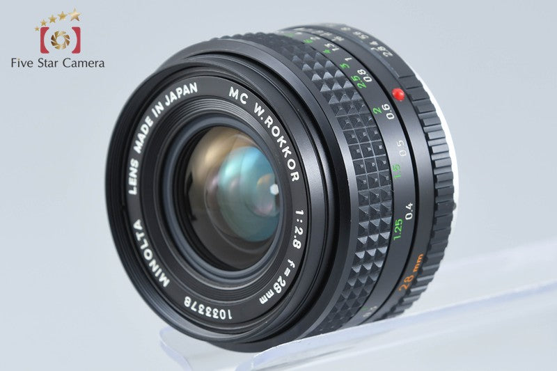 MINOLTA MC W.ROKKOR 28mm f/2.8