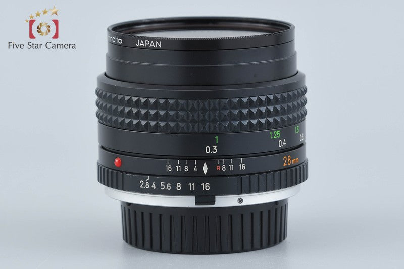 MINOLTA MC W.ROKKOR 28mm f/2.8