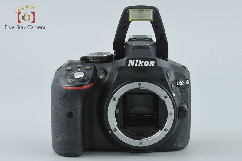 Nikon D5300 Black 24.2 MP DSLR Camera AF-P 18-55 70-300 VR Lenses