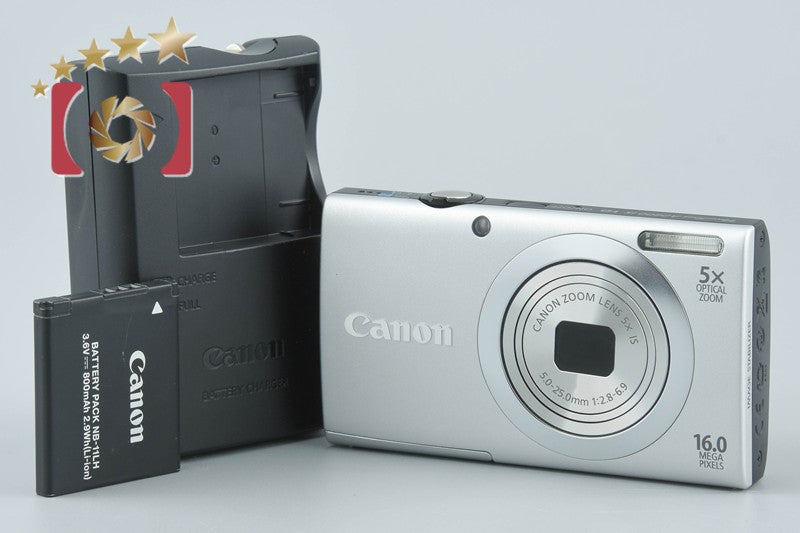 Canon PowerShot A2400 IS Silver 16.0 MP Digital Camera