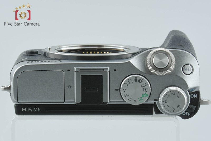 Canon EOS M6 Silver 24.2 MP Digital Mirrorless Camera