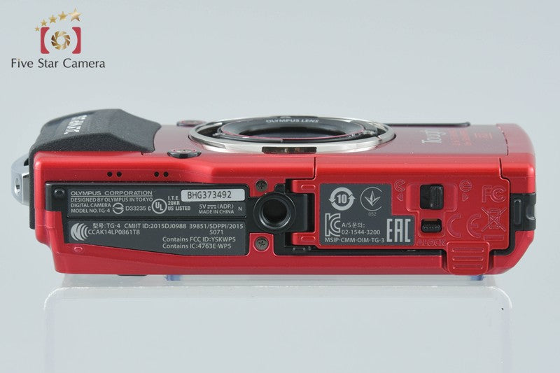 Olympus STYLUS TG-4 Tough Red 16.0 MP Digital Camera