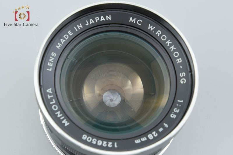 MINOLTA MC W.ROKKOR-SG 28mm f/3.5
