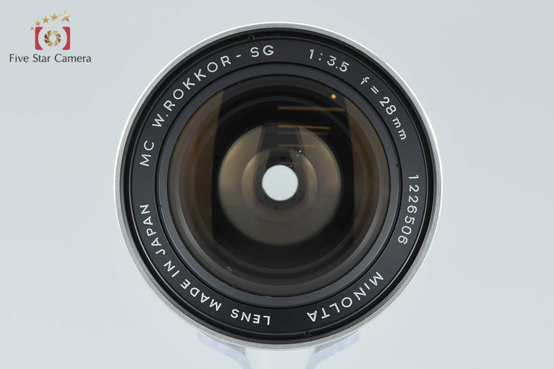 MINOLTA MC W.ROKKOR-SG 28mm f/3.5