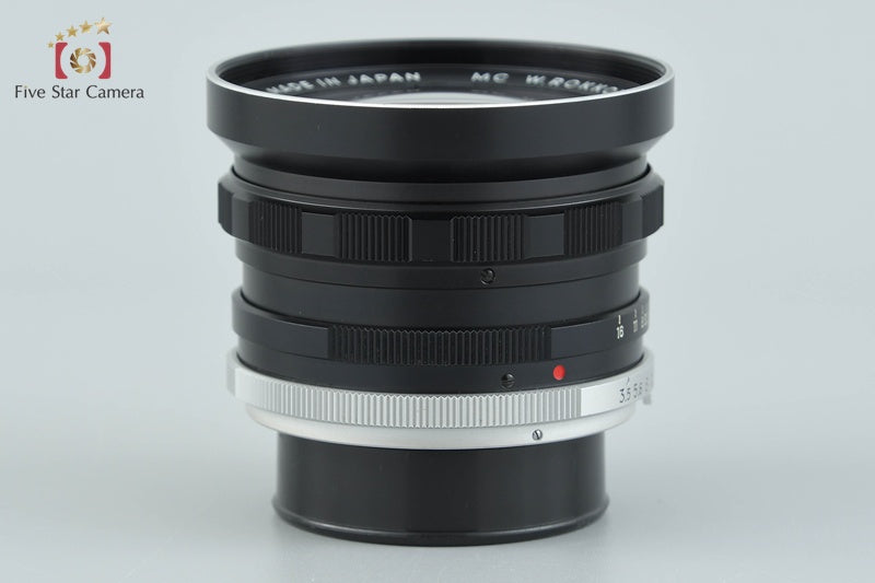 MINOLTA MC W.ROKKOR-SG 28mm f/3.5