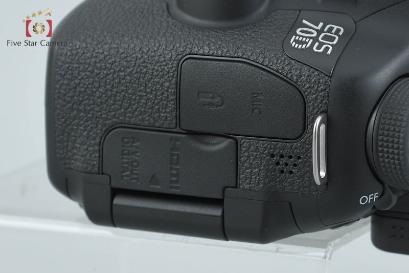 Canon EOS 70D 20.2 MP Digital SLR Camera Body w/ Box