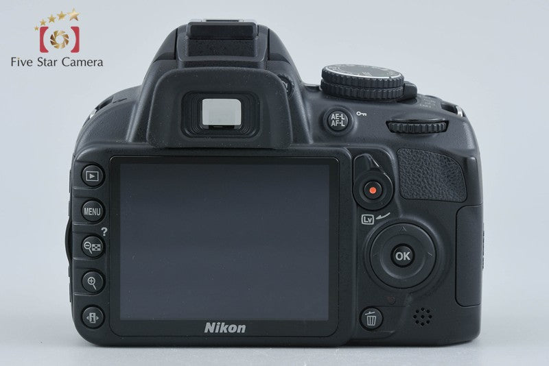 Nikon D3100 Black 14.2 MP Digital SLR Camera 18-55 VR Lens