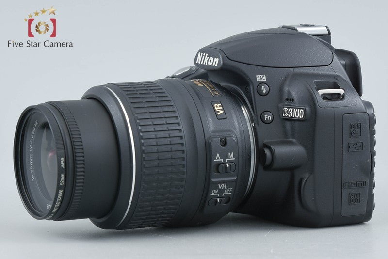 Nikon D3100 Black 14.2 MP Digital SLR Camera 18-55 VR Lens