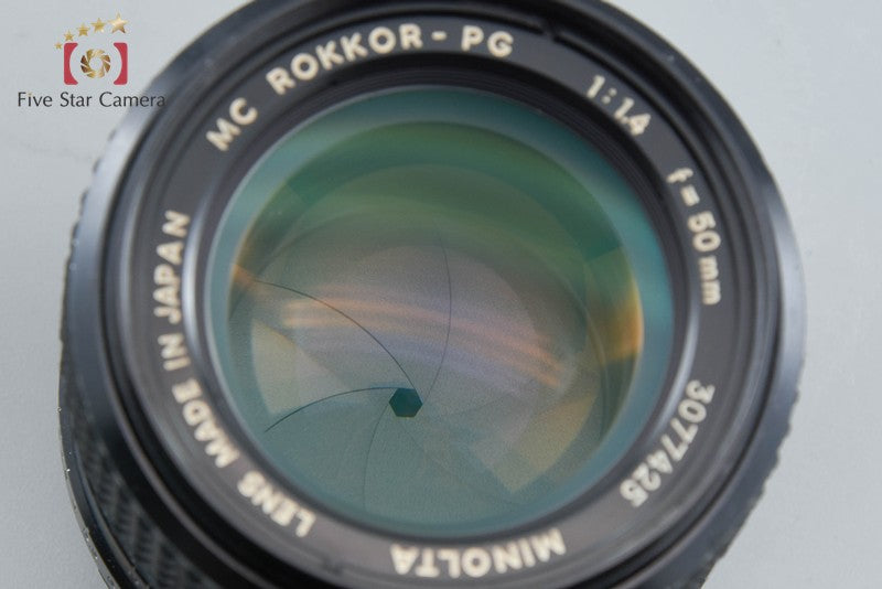 Minolta MC ROKKOR-PG 50mm f/1.4