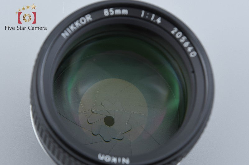 Nikon Ai-S NIKKOR 85mm f/1.4