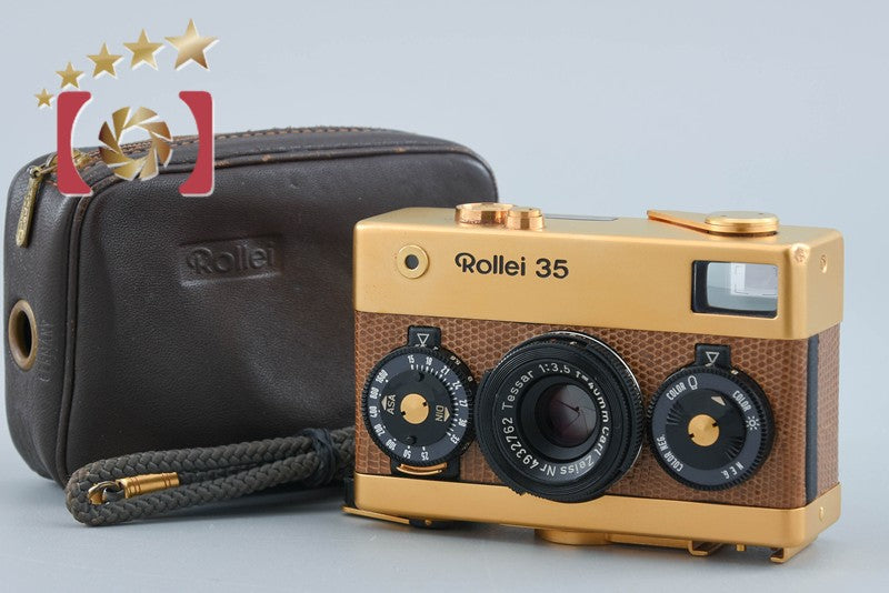 Rollei 35 Gold 50th Anniversary Model 35mm Point & Shoot Film Camera