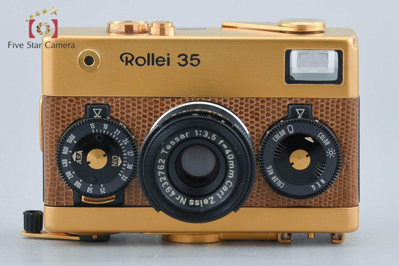 Rollei 35 Gold 50th Anniversary Model 35mm Point & Shoot Film Camera