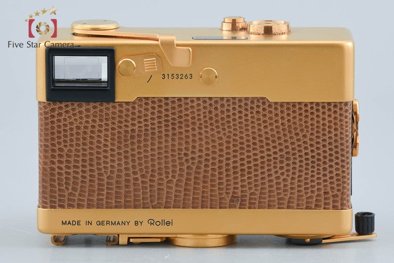 Rollei 35 Gold 50th Anniversary Model 35mm Point & Shoot Film Camera
