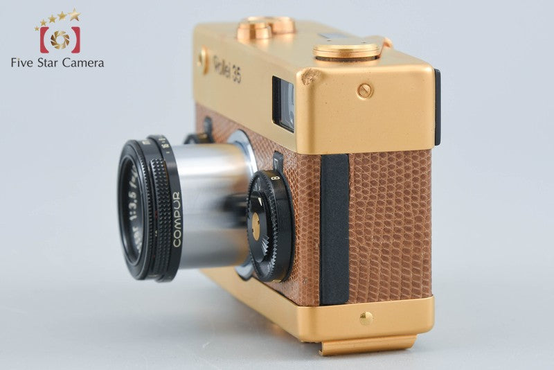 Rollei 35 Gold 50th Anniversary Model 35mm Point & Shoot Film Camera