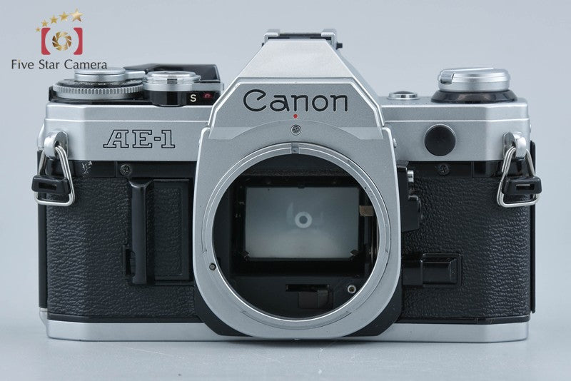 Canon AE-1 Silver 35mm SLR Film Camera Body