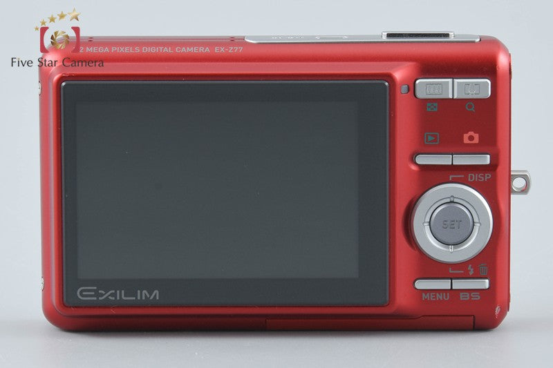 CASIO EXILIM EX-Z77 Red 7.2 MP Digital Camera
