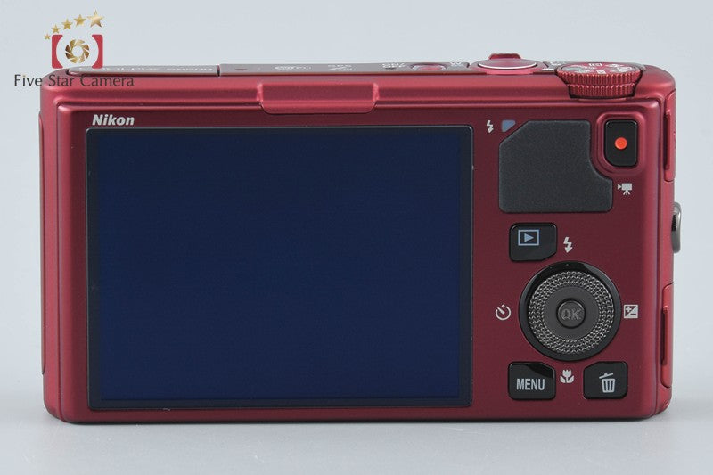 Nikon COOLPIX S9500 Velvet Red 18.1 MP Digital Camera