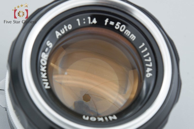 Nikon NIKKOR-S Auto 50mm f/1.4 Non Ai Lens