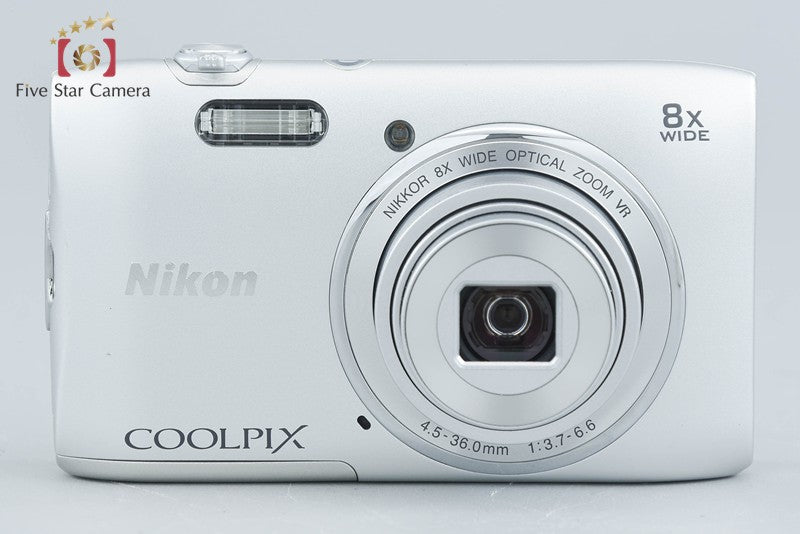 Nikon COOLPIX S3600 Crystal Silver 20.0 MP Digital Camera