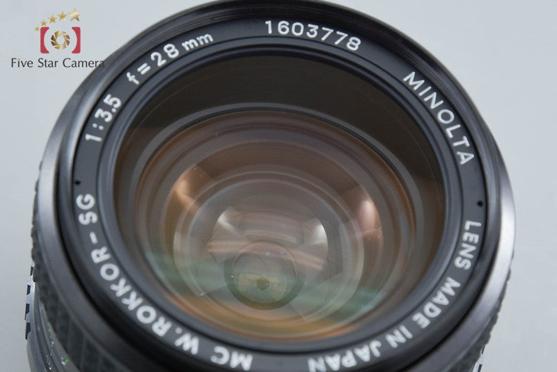 MINOLTA MC W.ROKKOR-SG 28mm f/3.5