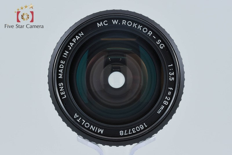 MINOLTA MC W.ROKKOR-SG 28mm f/3.5