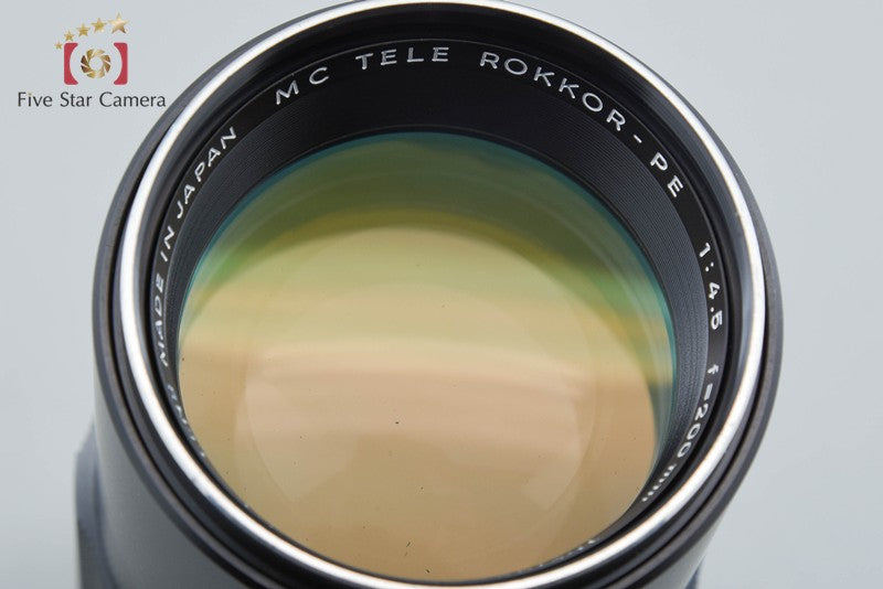 MINOLTA MC TELE ROKKOR-PE 200mm f/4.5